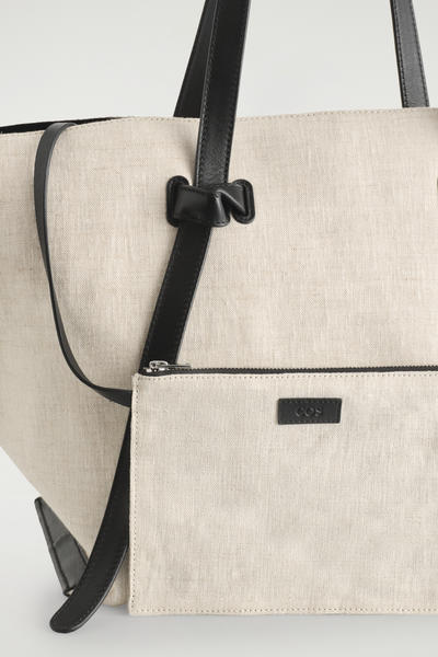 COS ピンチ トートバッグ - リネン