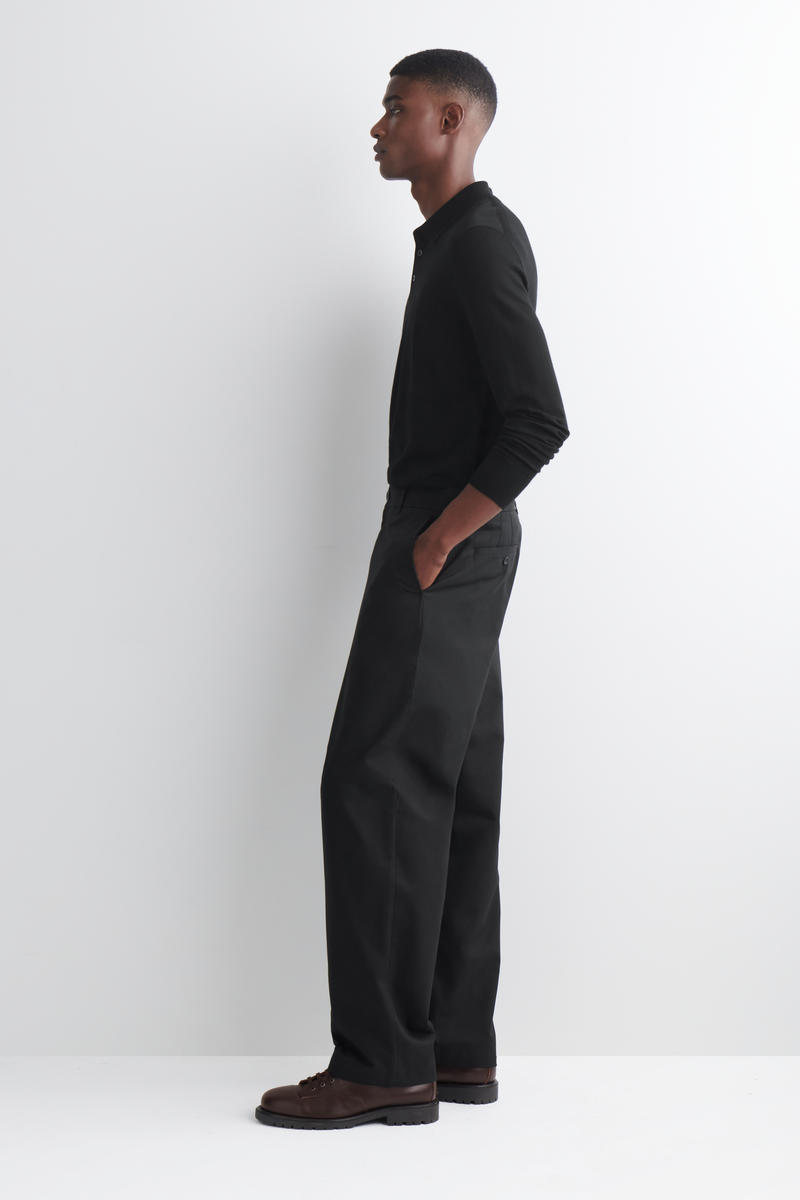 COS コットンチノパンツ - ストレートレッグ