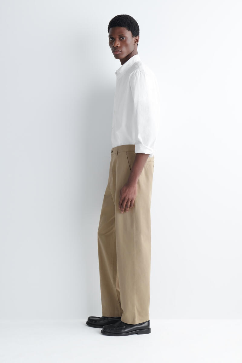 COS コットンチノパンツ - ストレートレッグ