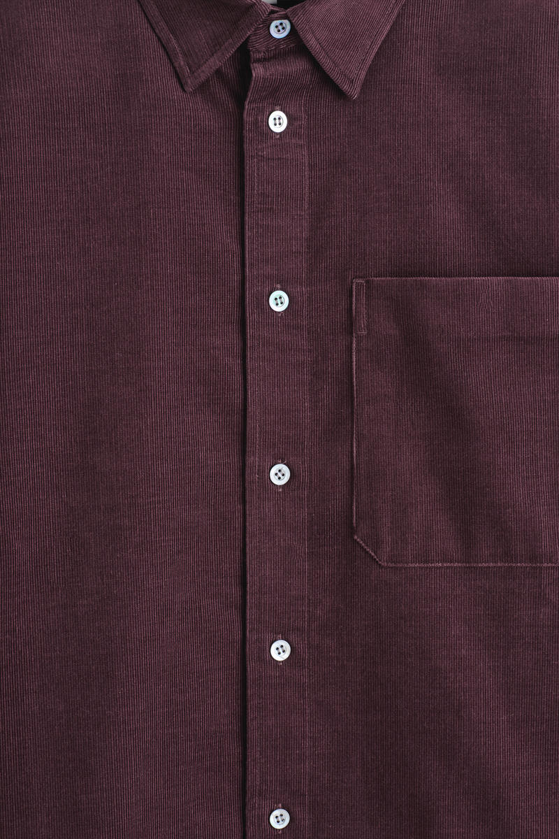 COS リラックスコーデュロイシャツ