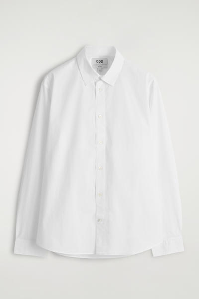 COS リラックスピマコットンポプリンシャツ