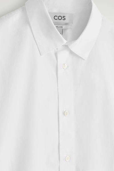 COS リラックスピマコットンポプリンシャツ