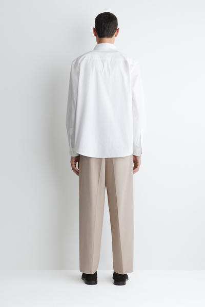 COS リラックスピマコットンポプリンシャツ