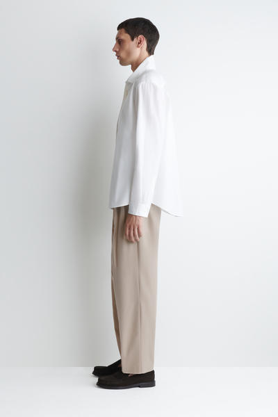 COS リラックスピマコットンポプリンシャツ