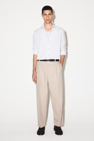 COS リラックスピマコットンポプリンシャツ