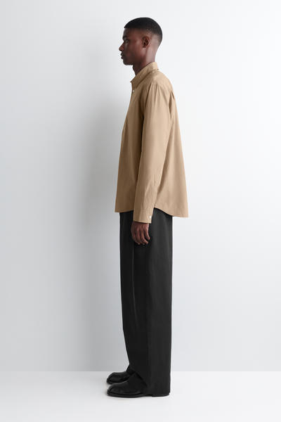 COS リラックスピマコットンポプリンシャツ