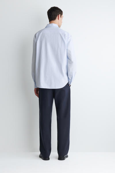 COS リラックスピマコットンポプリンシャツ