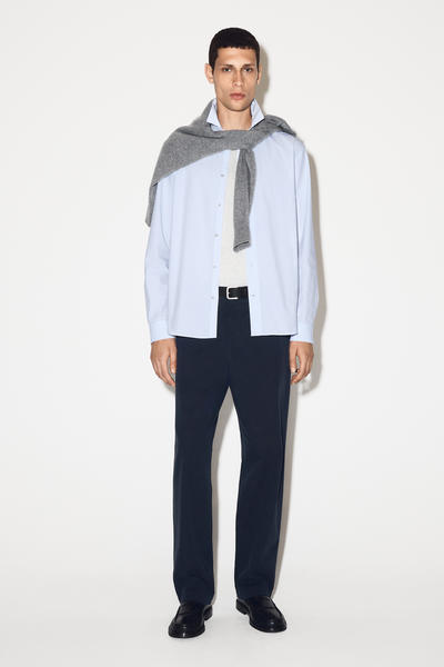 COS リラックスピマコットンポプリンシャツ