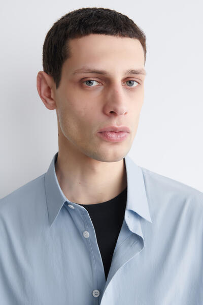 COS リラックス ピマコットン ポプリンシャツ