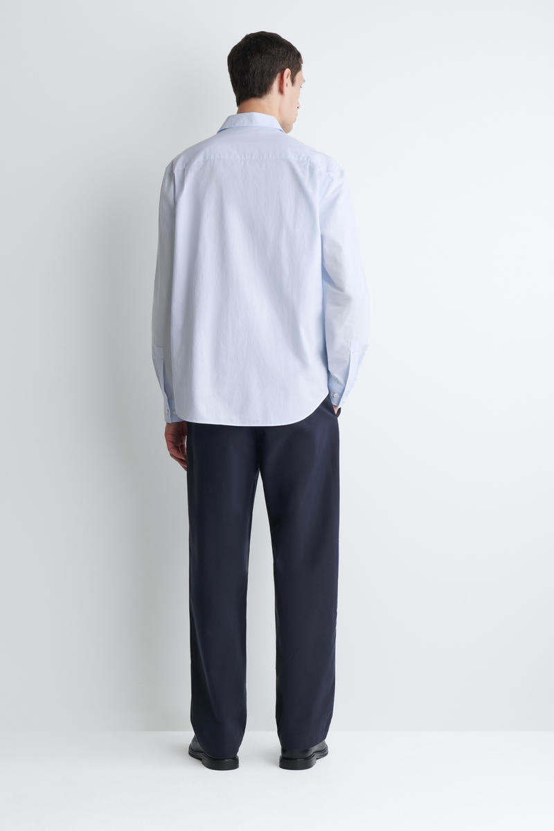 COS リラックスピマコットンポプリンシャツ