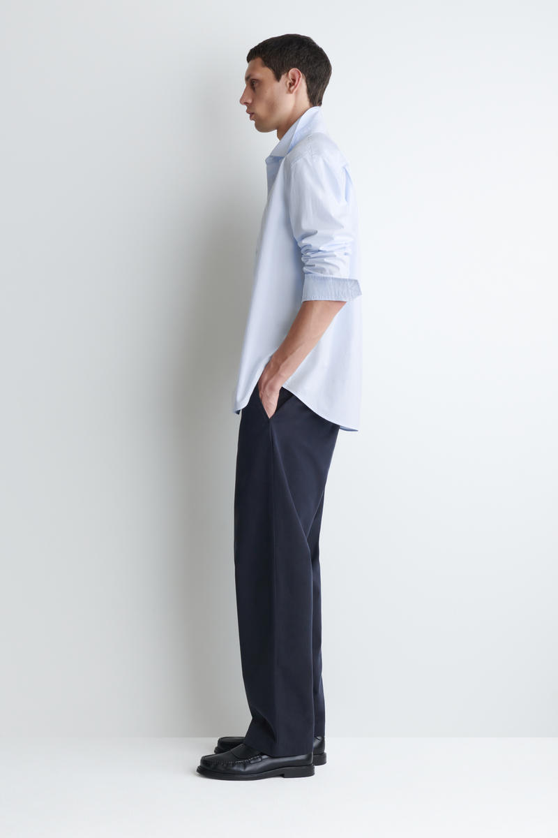 COS リラックスピマコットンポプリンシャツ