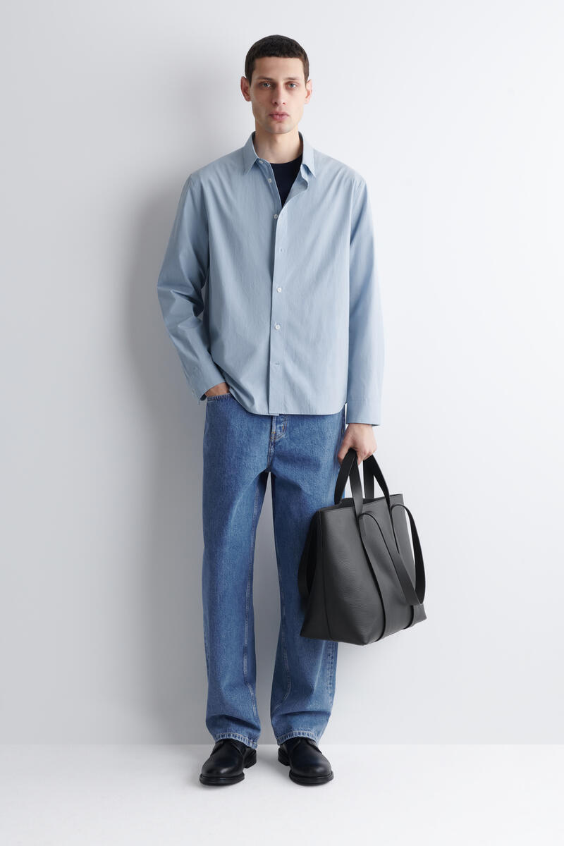 COS リラックス ピマコットン ポプリンシャツ