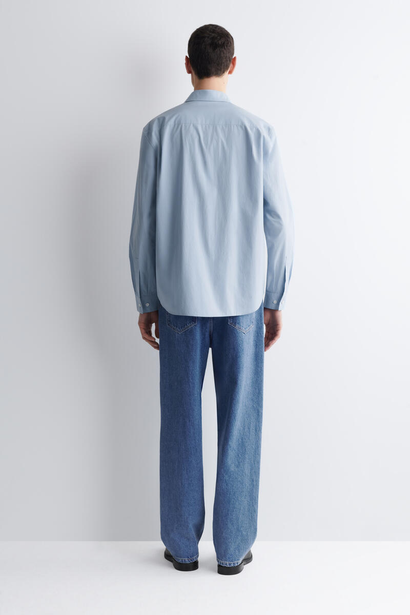 COS リラックス ピマコットン ポプリンシャツ