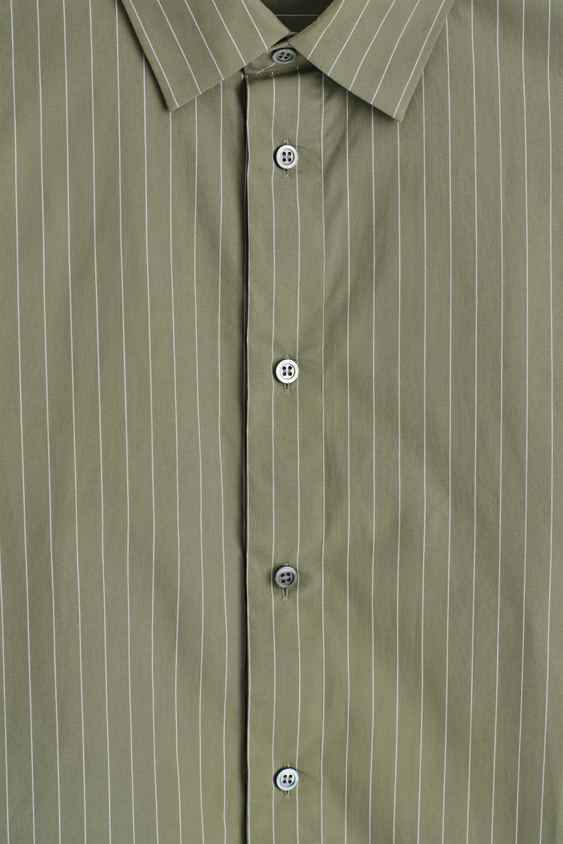 COS リラックスピマコットンポプリンシャツ