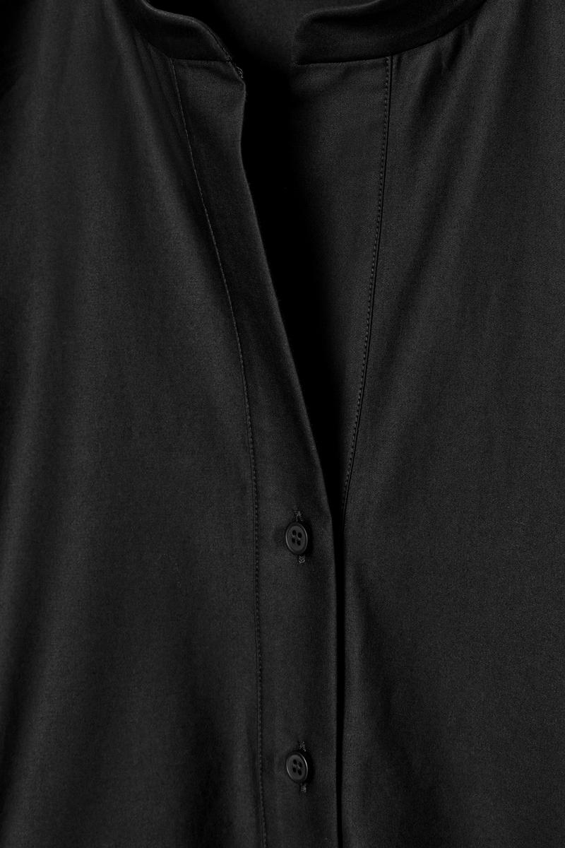 COS ベルテッドミディシャツワンピース