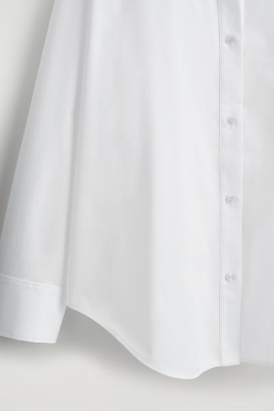 COS オープンカラーコットンシャツ