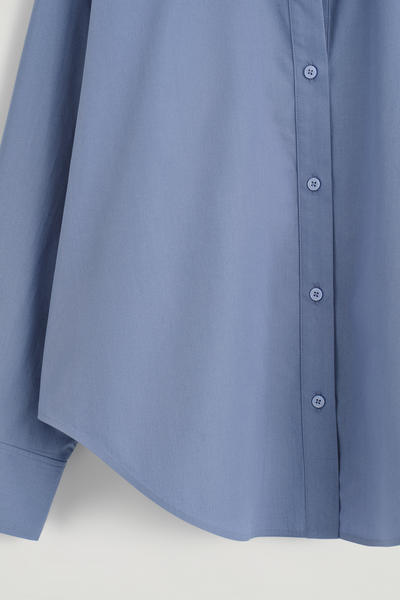 COS オープンカラーコットンシャツ