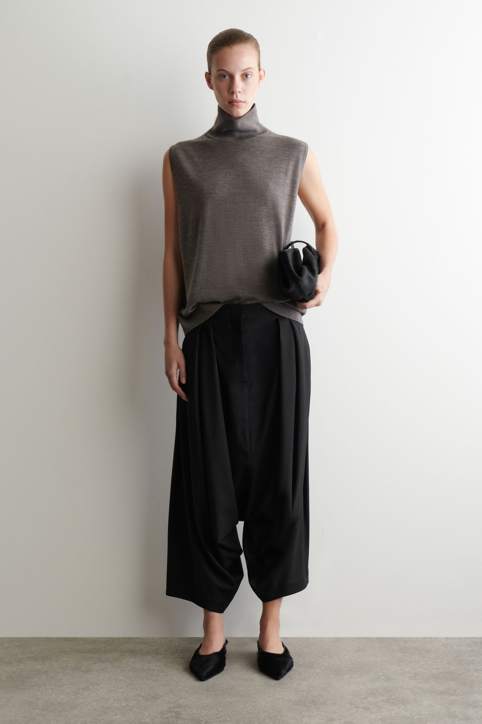 rosymonster horseshoe knit pants 新品 walenode｜Innocent YAK Circular Knitting Pants - Mocha