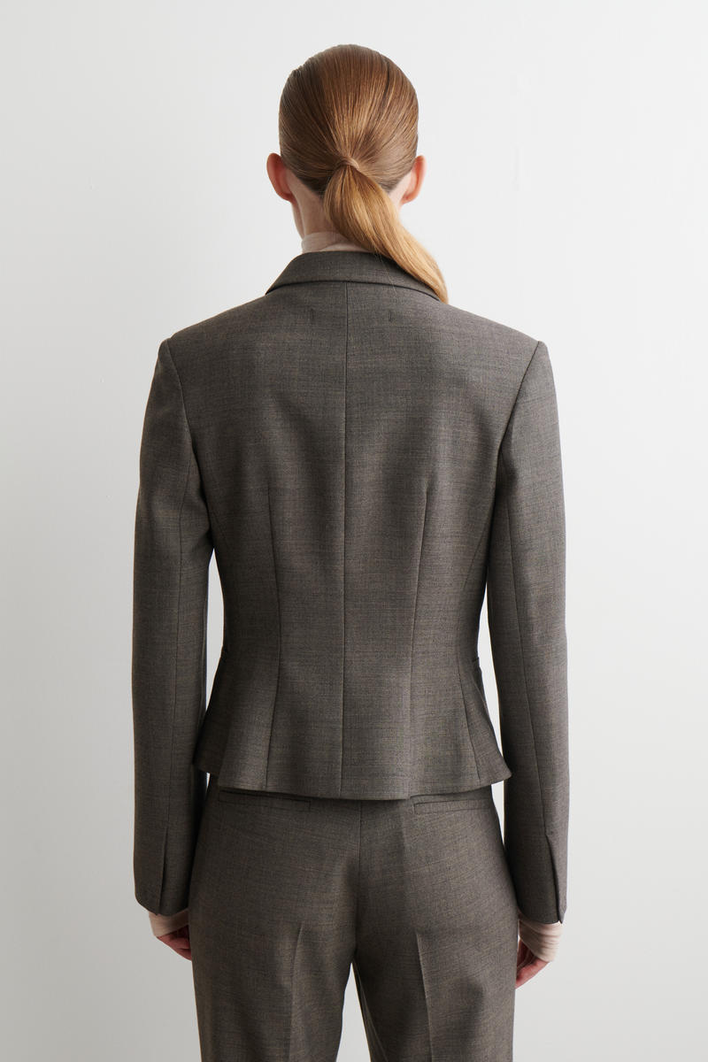 COS スリムウエストウールブレザー