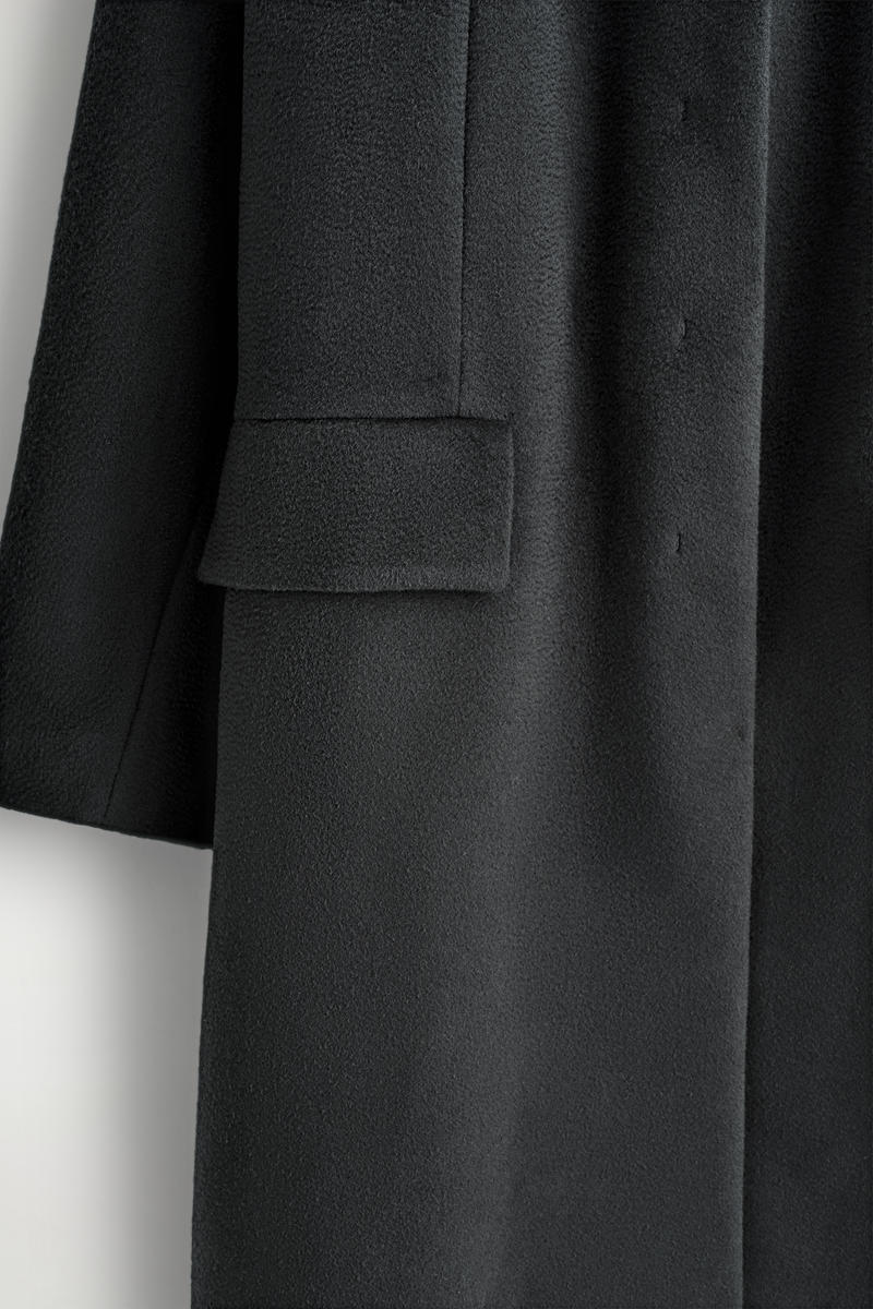 COS ラウンドテーラードウールコート