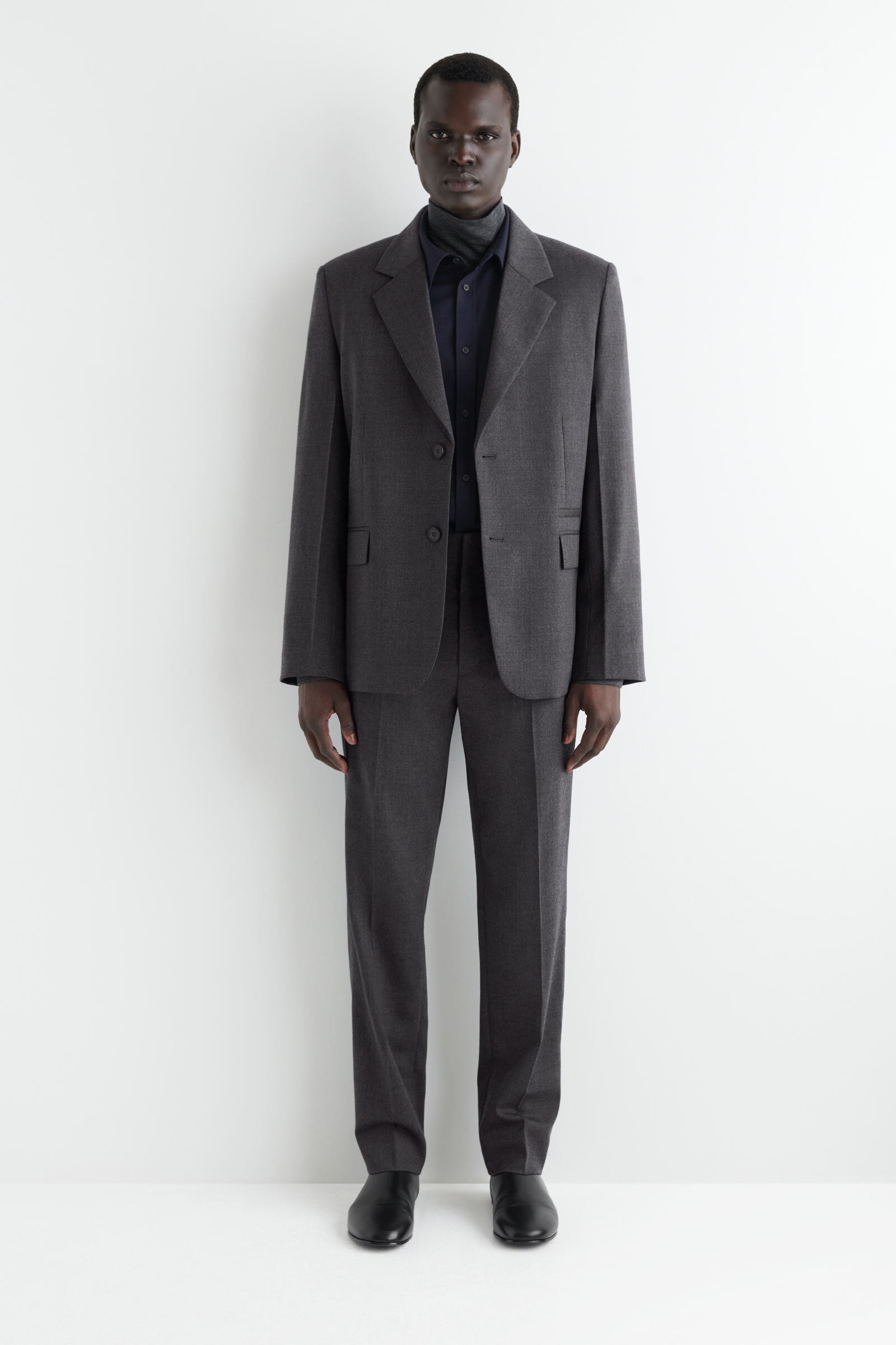 SINGLE-BREASTED WOOL BLAZER シングルブレストウールブレザー