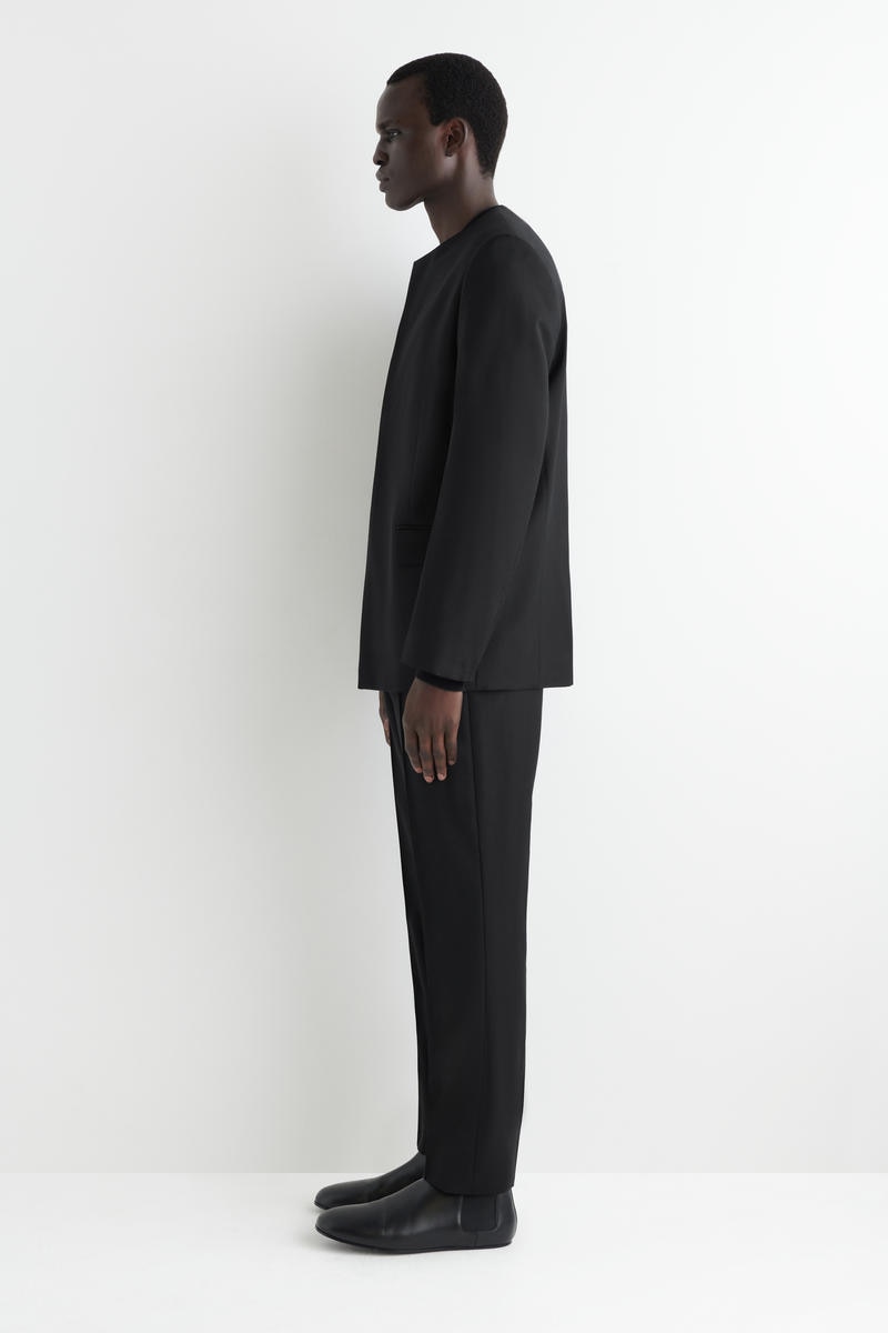 COLLARLESS WOOL BLAZER ノーカラーウールブレザー｜COS コス