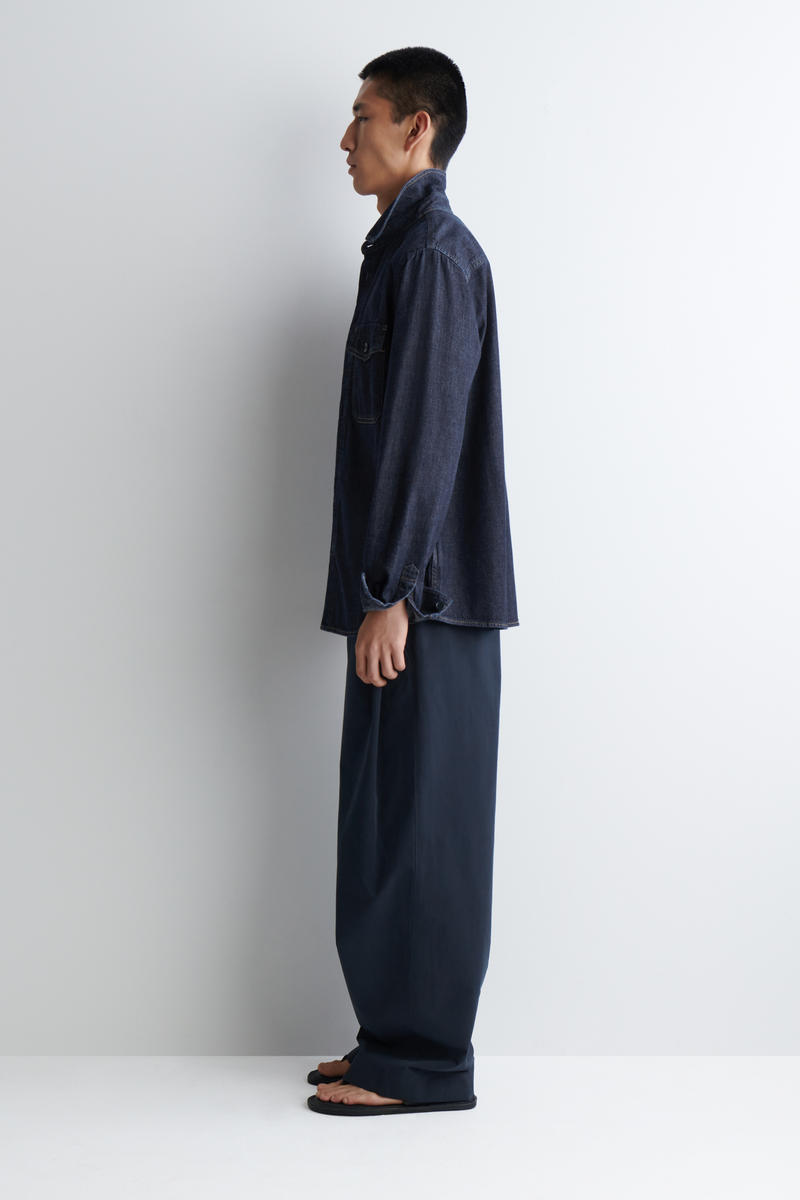DENIM SHIRT デニムシャツ ダークブルー｜COS コス 公式オンラインストア