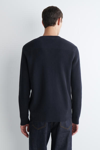 COS コットンクルーネックセーター