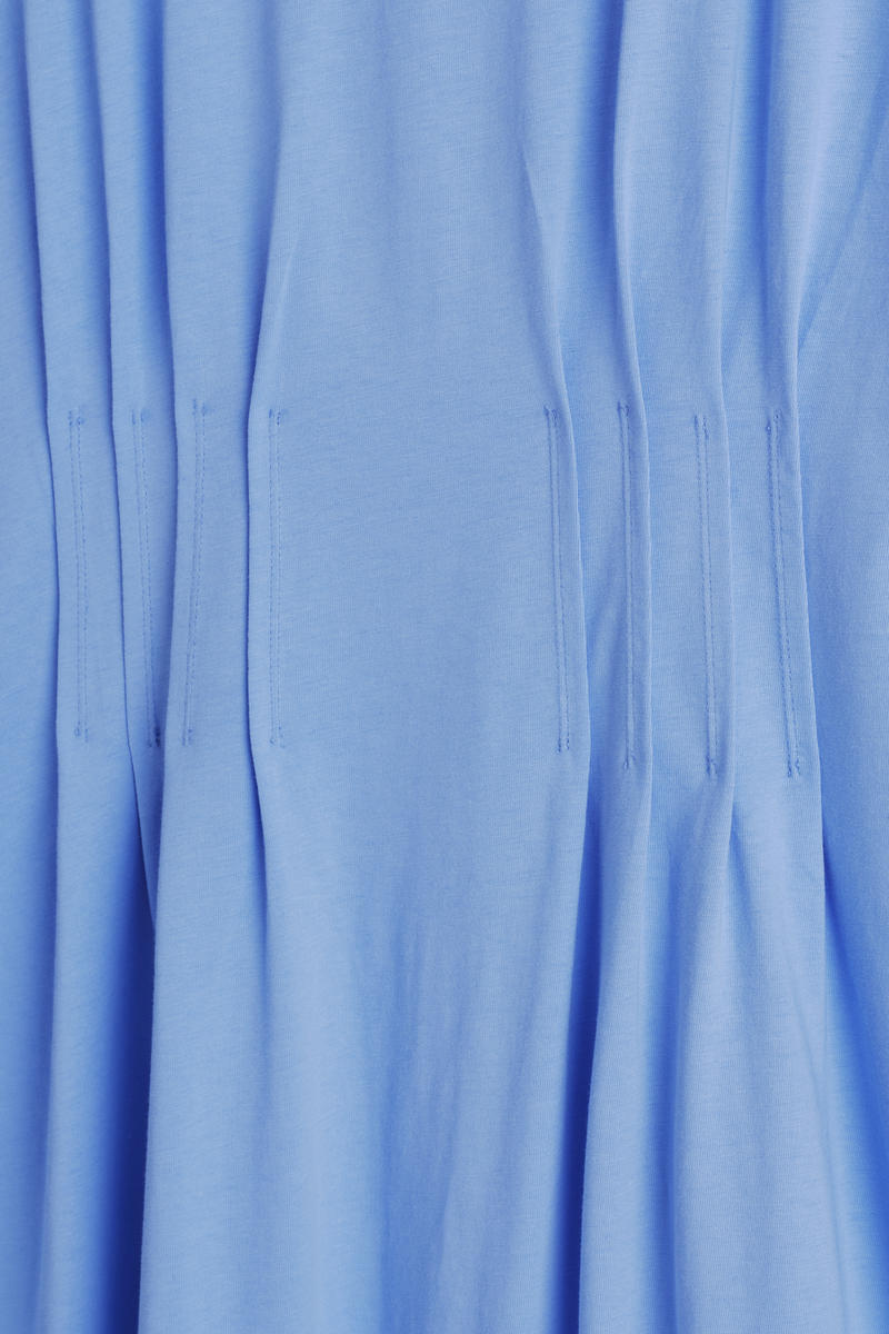 COS ピンタックコットンミニドレス