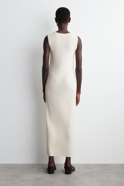 COS コットンシルクタンクドレス