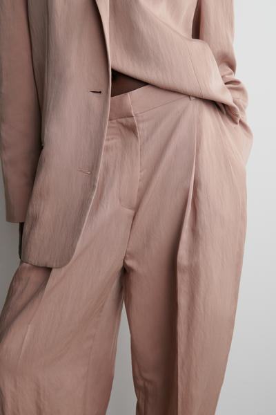 COS リラックスフルイドワイドレッグパンツ