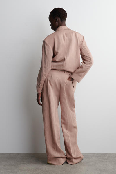 COS リラックスフルイドワイドレッグパンツ