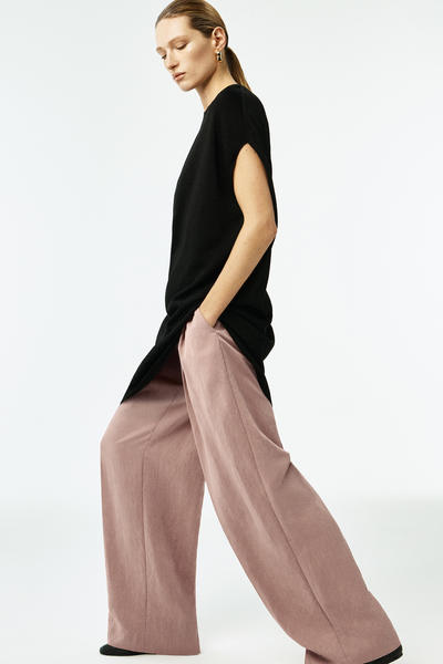 COS リラックスフルイドワイドレッグパンツ