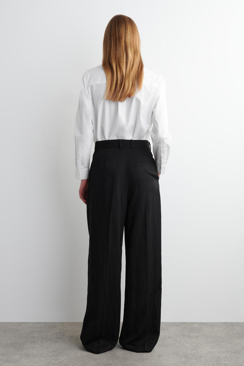 RELAXED FLUID WIDE-LEG TROUSERS リラックスフルイドワイドレッグ