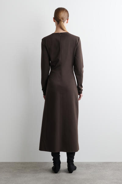 COS ツイストディテール ロングスリーブドレス
