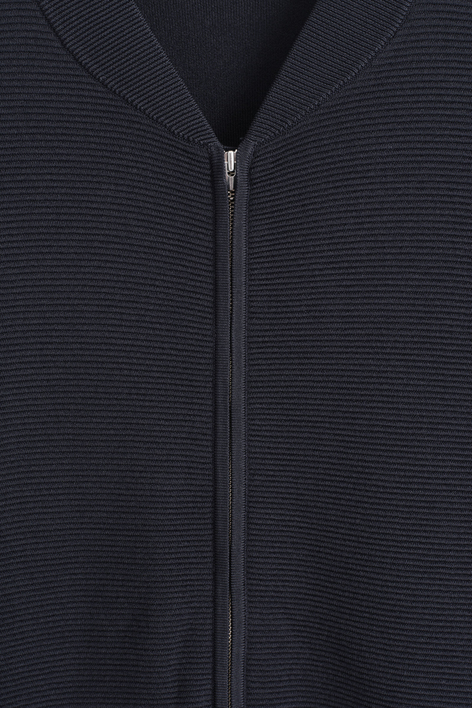 TEXTURED KNITTED BOMBER JACKET テクスチャードニットボンバー