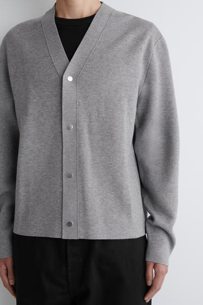 COS ダブルフェイスニットカーディガン