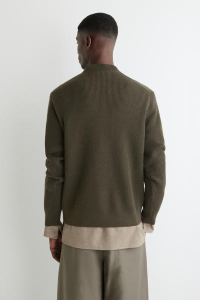 COS ポケットディテールウールクルーネックセーター