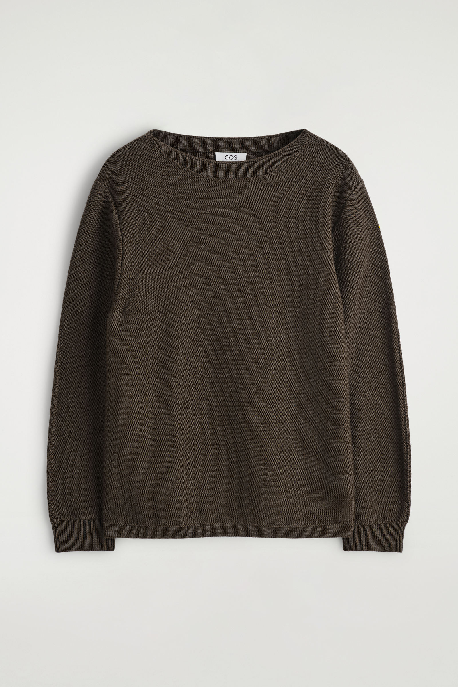 COS Atelier ヘビーウェイトウールニット ブラウン M COS Atelier ウールセーター ブラウン M CABLE-KNIT WOOL CREW-NECK