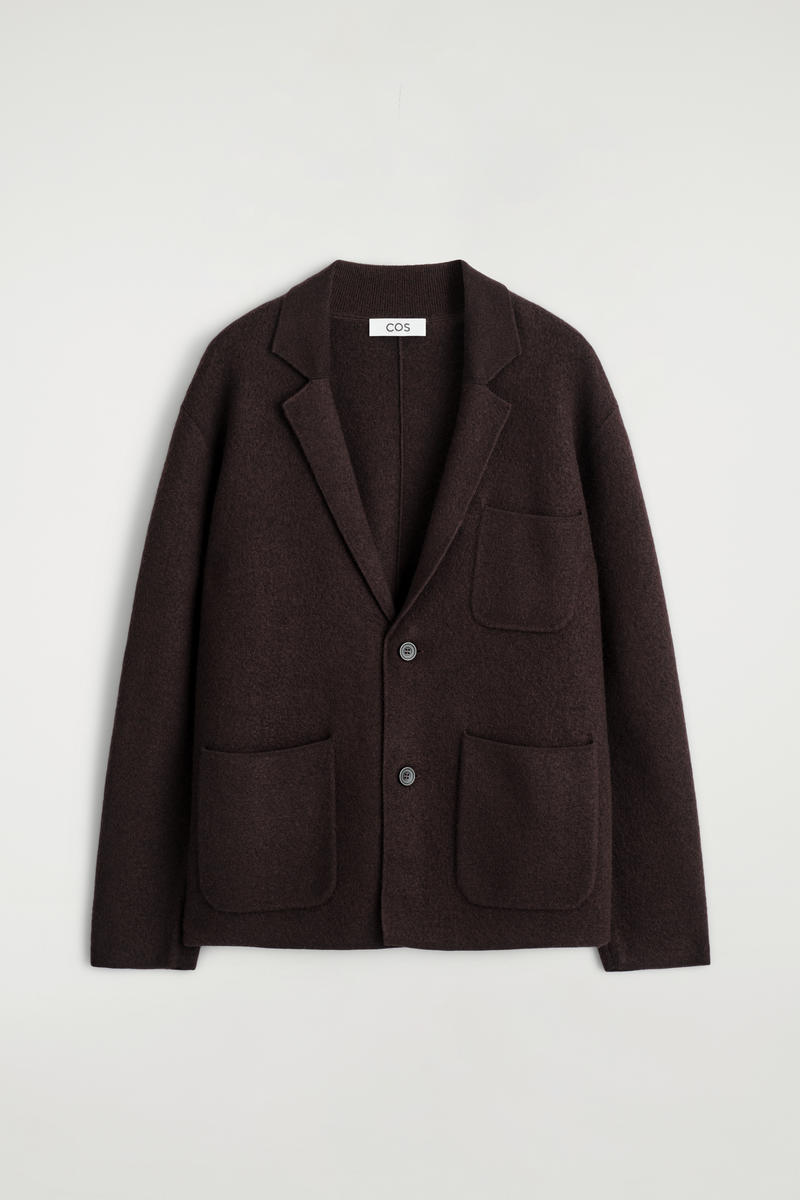 BOILED MERINO WOOL BLAZER ボイルドメリノウールブレザー ダーク