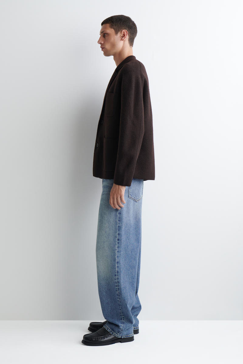 BOILED MERINO WOOL BLAZER ボイルドメリノウールブレザー ダーク