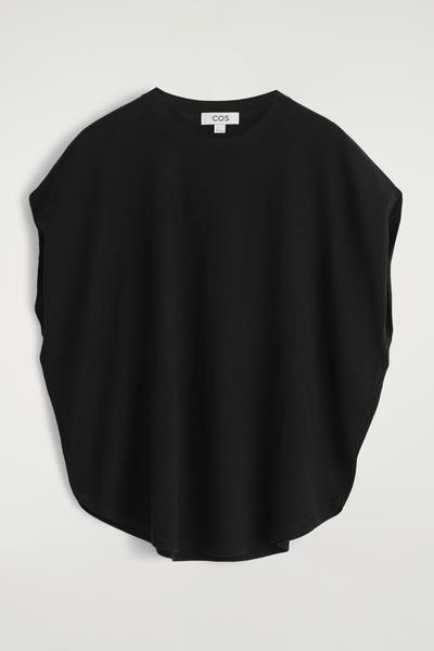 COS サークルカットメリノウールトップ
