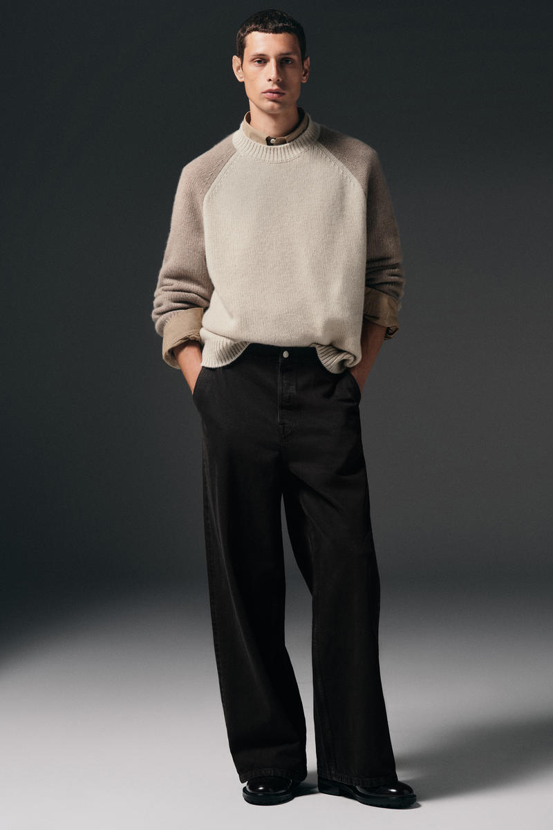 COS ワイドレッグデニムパンツ