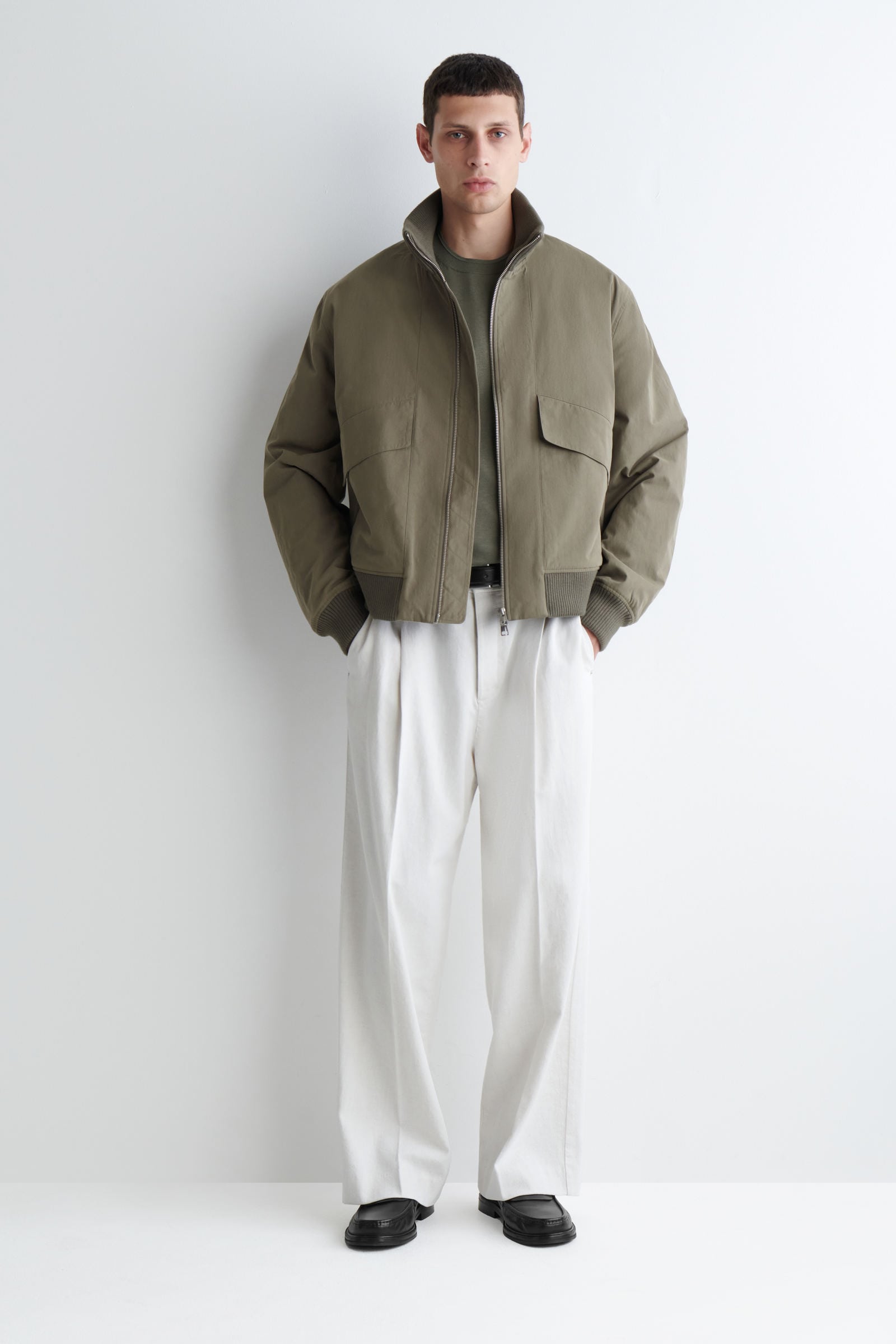 PADDED COTTON FLIGHT JACKET パッド入り綿フライトジャケット