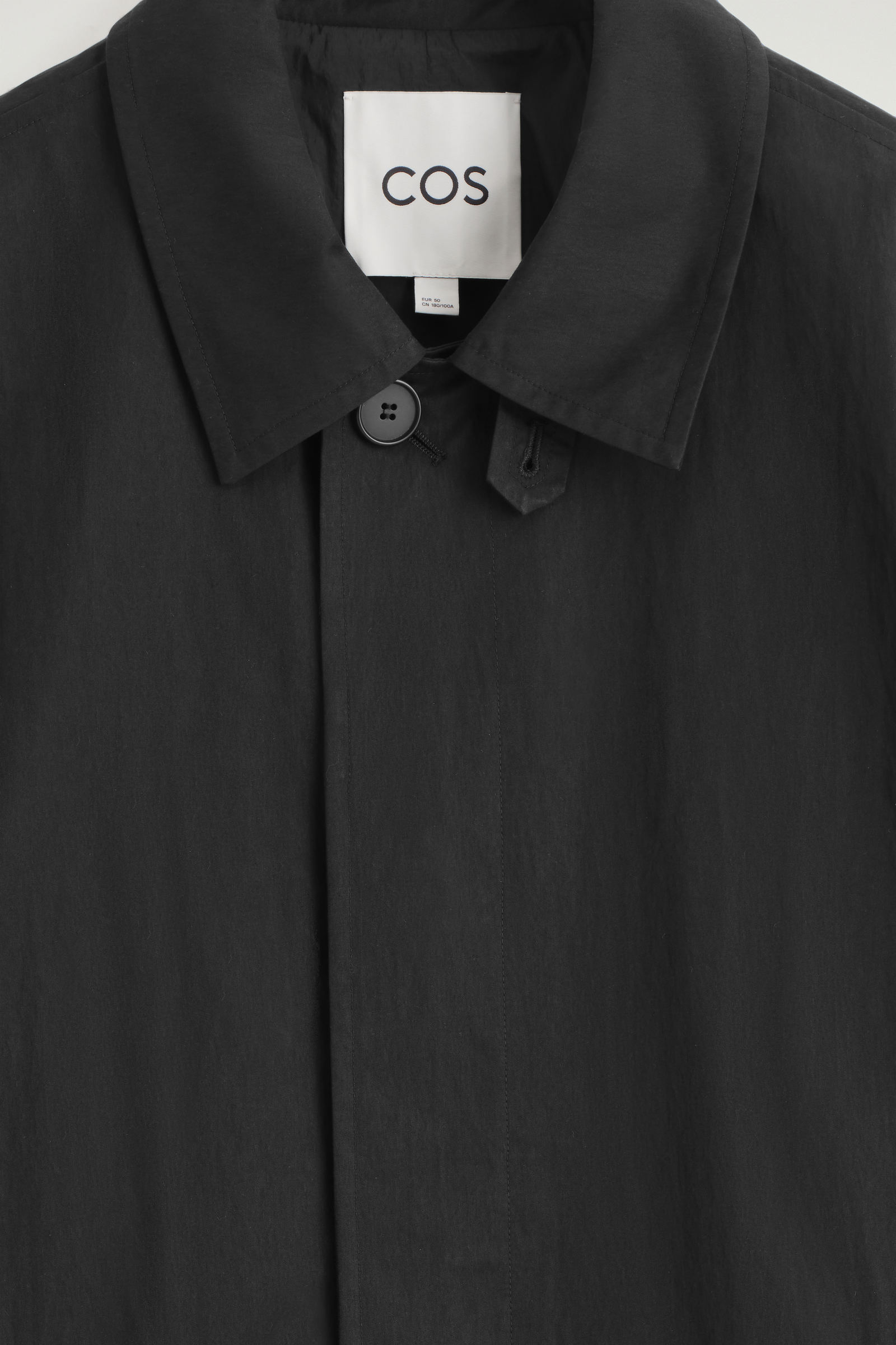 B5495■ 新品■COS コス コットン トレンチ ロング コート 34 B5495□ 新品□COS コス コットン トレンチ ロング コート 34