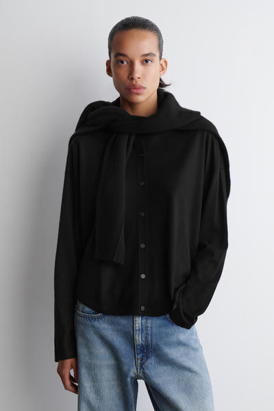 【希少】COS ニットカーディガン　ブラック　XS COS コス レディース カーディガン｜COS コス 公式オンラインストア