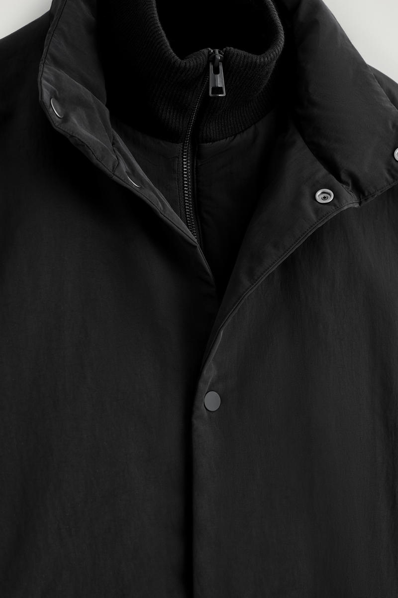 PADDED FUNNEL-NECK DOWN JACKET パデッドファンネルネック