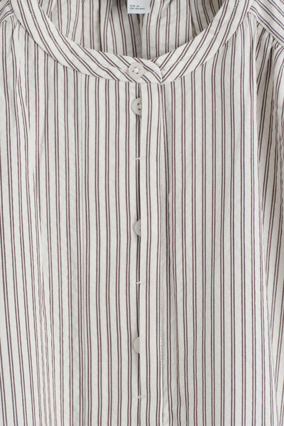 COS ストライプ フレアスリーブ ブラウス