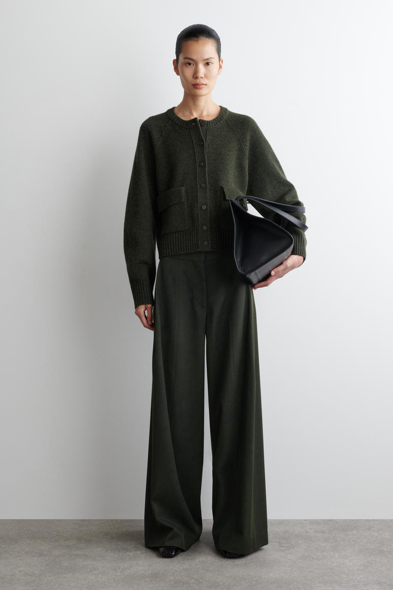 KNITTED MERINO WOOL BOMBER JACKET ニットメリノウールボンバー