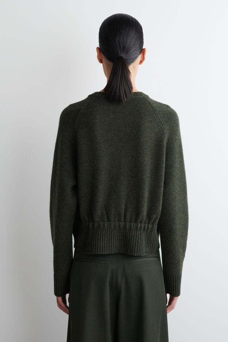 KNITTED MERINO WOOL BOMBER JACKET ニットメリノウールボンバー